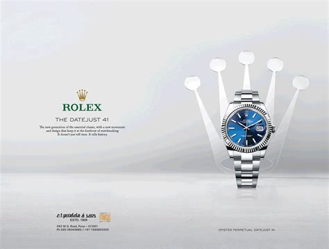 rolex date just advertisement